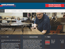 Tablet Screenshot of employmentsolutionsinc.org